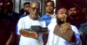 সাবেক সিইসি কে এম নুরুল হুদাকে হেনস্তা