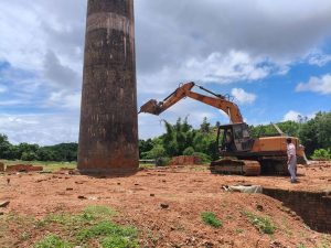 বান্দরবানে অবৈধ ৬টি ইটভাটা  গুড়িয়ে দিল প্রশাসন