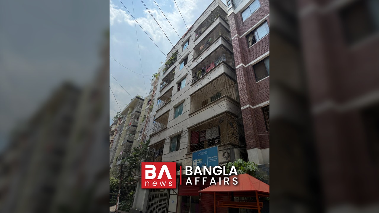 উত্তরার ১৪ নম্বর সেক্টরের ১২ নম্বর রোডে ছয় তলা আরেকটি ভবন। ছবি: বাংলা অ্যাফেয়ার্স