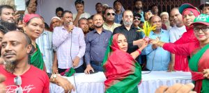 মোংলায় গণঅভ্যুত্থান দিবসে বিএনপির বিজয় র‍্যালি