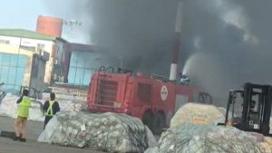 ছবিতে শাহজালাল বিমানবন্দরের আগুন ও ক্ষয়ক্ষতি