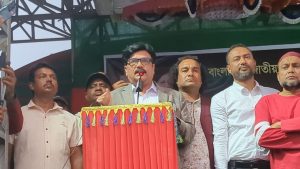 মেহেরপুর-১ এ বিএনপির মনোনয়ন পুনর্বিবেচনার দাবিতে গণজমায়েত